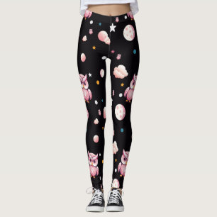 Rosa Owl Moonlight Muster Leggings