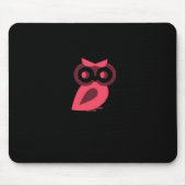 Rosa Owl Mousepad (Vorne)