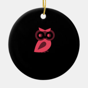 Rosa Owl Ornament