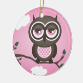 Rosa Owl Ornament (Links)