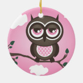 Rosa Owl Ornament (Hinten)