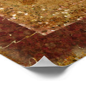 Rosa Owl Vintage Poster (Ecke)