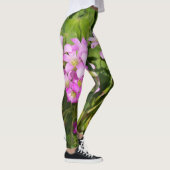 Rosa Oxalis Wildblumen Leggings (Rechts)