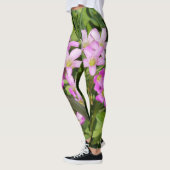 Rosa Oxalis Wildblumen Leggings (Links)