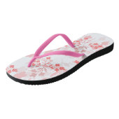 Rosa Paar Flip Flops Badesandalen (Schrägansicht)