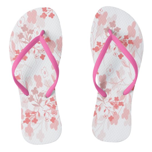 Rosa Paar Flip Flops Badesandalen (Fußbett)