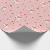 Rosa Packpapier Flamingo-Sankt (Ecke)