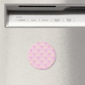 rosa Pad Print Bone Pattern Magnet (In Situ (Geschirrspüler))