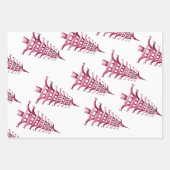 Rosa Pagode Geschenkpapier Set (Vorderseite 2)