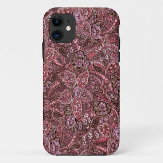 Rosa Paisley-Druck iPhone 5 Abdeckung iPhone 11 Hülle
