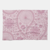 Rosa Paisley Geschirrtuch (Horizontal)