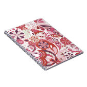 Rosa Paisley-Hintergrund Notizblock (Rechte Seite)