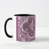 Rosa Paisley Tasse (Links)