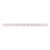 Rosa Palette William Morris Design Satinband (Vorderseite)