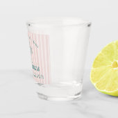 Rosa Palm Springs Pastell Strand Junggesellinnenab Schnapsglas (Rechts)