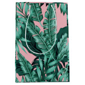 Rosa Palme Mittlere Geschenktüte (Vorderseite)