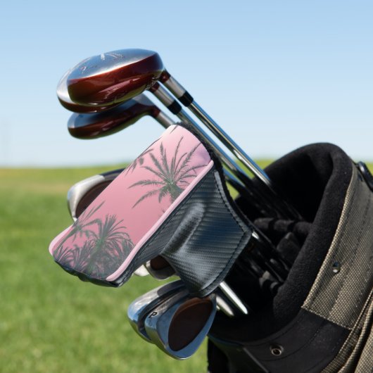 Rosa Palmen Golf Headcover (In Situ)
