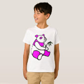 Rosa Panda T-Shirt (Vorne ganz)