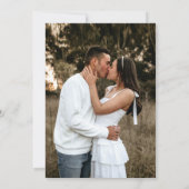 Rosa Pansy Aquarell Blume Hochzeit Einladung (Rückseite)