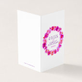 Rosa Pansy Art Hochzeitskalender (Vorderseite)