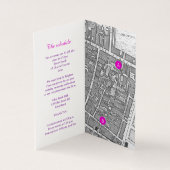 Rosa Pansy Art Hochzeitskalender (Innenseite)