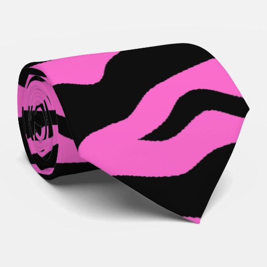 Rosa Panther Krawatte (Gerollt)