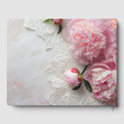 Rosa Pantoletten Gästebuch (Rückseite)