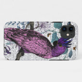 Rosa Papagei Case-Mate iPhone Hülle (Rückseite (Horizontal))