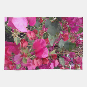 Rosa Papier Blume blüht Geschirrtuch