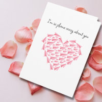 Rosa Papierflugzeug-Herz Romantischer Valentinstag