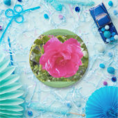 Rosa Papierplatte Pappteller (Party)