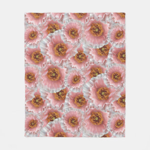 Rosa Pappi Fleecedecke