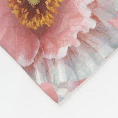 Rosa Pappi Fleecedecke (Ecke)