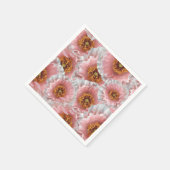 Rosa Pappi Serviette (Ecke)