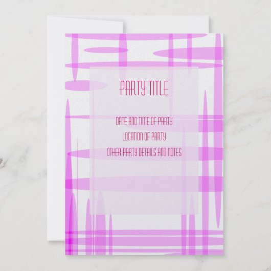 Rosa Parade Einladung (Rückseite)