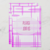 Rosa Parade Einladung (Vorne/Hinten)