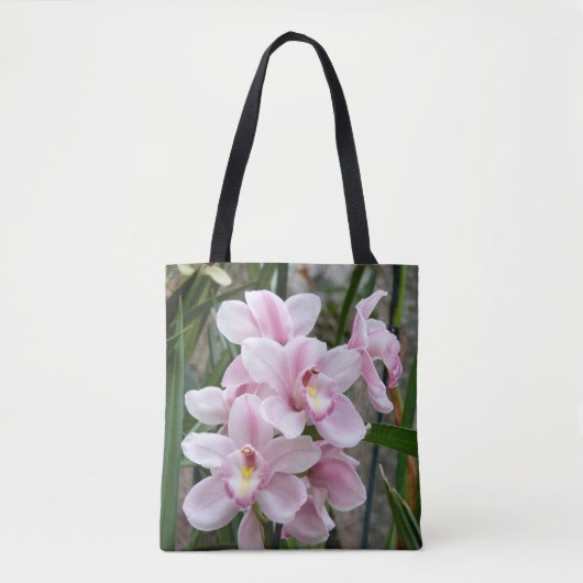 Rosa Paradies Orchids Tasche (Vorderseite)
