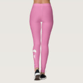 Rosa Paraglide-Leggings Leggings (Rückseite)