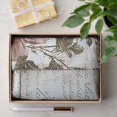 Rosa Paris Muster Seidenpapier (Geschenk)
