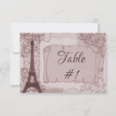 Rosa Pariser Empfang Einladung (Vorderseite)