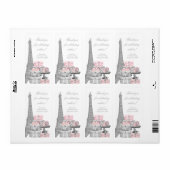 Rosa Pariser Weinflaschen (Vorne)