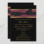 Rosa Party Einladung (Vorne/Hinten)