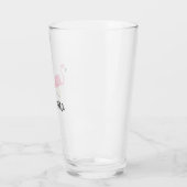Rosa Party Flamingo Glass Cup Glas (Links)