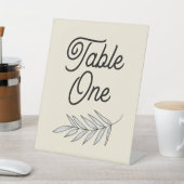 Rosa Party oder Hochzeitsfeiern Tischnummern Sockelschild (In SItu)