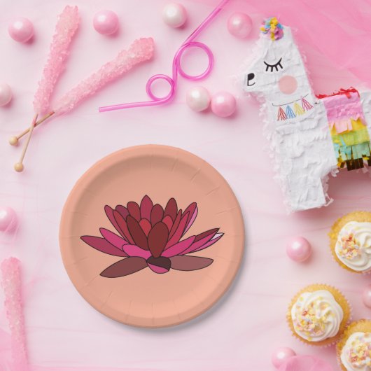 Rosa Party Pappteller (Party)