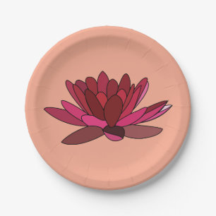 Rosa Party Pappteller