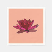 Rosa Party Serviette (Vorderseite)