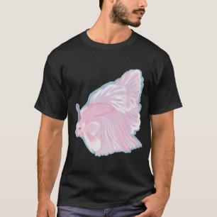Rosa Partybettafisch T-Shirt