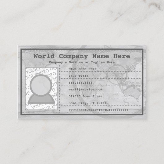 rosa Pass Visitenkarte (Rückseite)