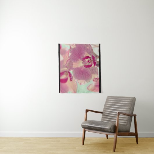 Rosa Pasta Orchidee Blume nah Wandteppich (Beispiel)